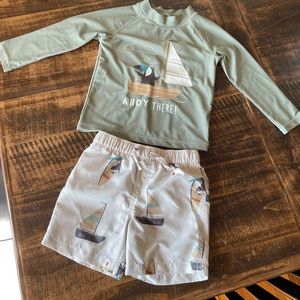 Never worn Carters 24 month toddler swimsuit